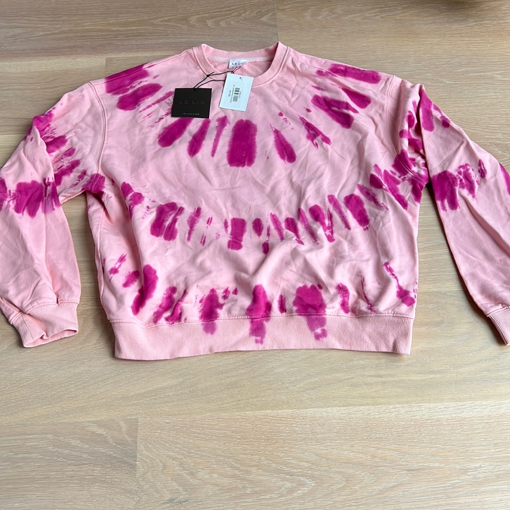 Pink Tie Dyed Sweatshirt